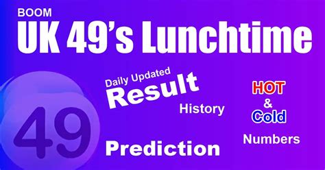 lunchtime results 2023 today 2017